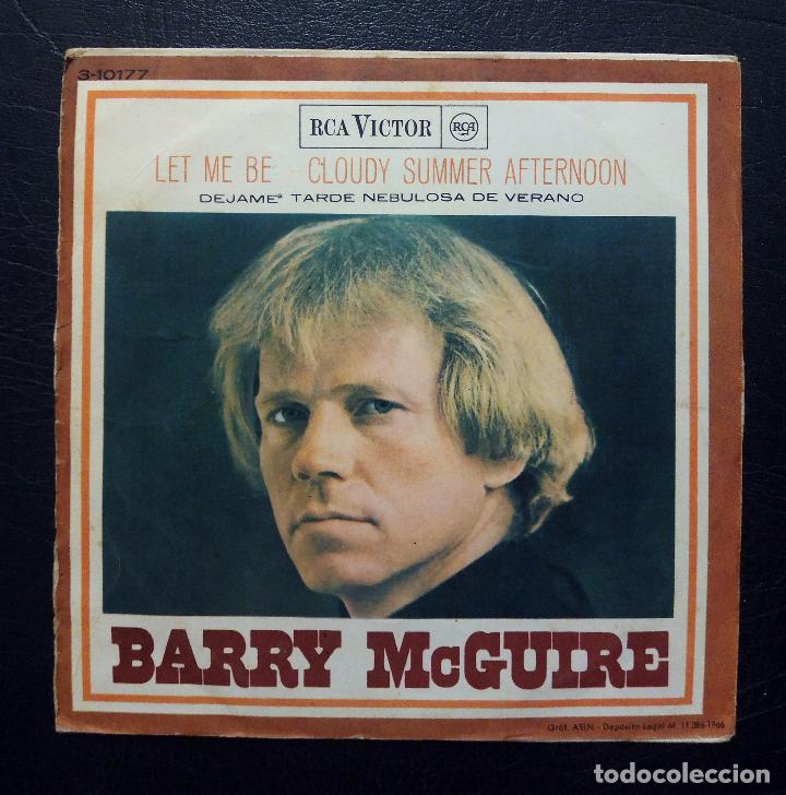 Discos de vinilo: SINGLE BARRY McGUIRE - CLOUDY SUMMER AFTERNOON - RCA 1966. - Foto 2
