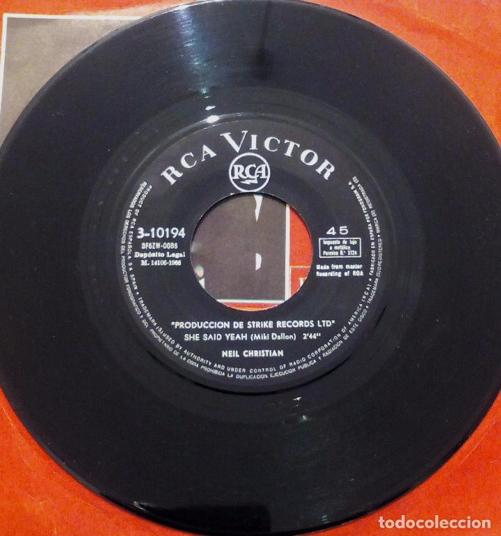 Discos de vinilo: SINGLE NEIL CHRISTIAN - OOPS - RCA VICTOR 1966. - Foto 4