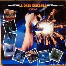 Discos de vinilo: V / A : LA GRAN DESCARGA VOL. 1 [HISPAVOX - ESP 1990] LP/COMP. Lote 74638139
