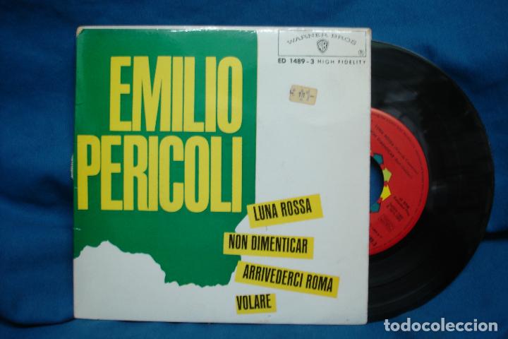 Discos de vinilo: EMILIO PERICOLI - LUNA ROSSA + 3 - 1963 - Foto 1