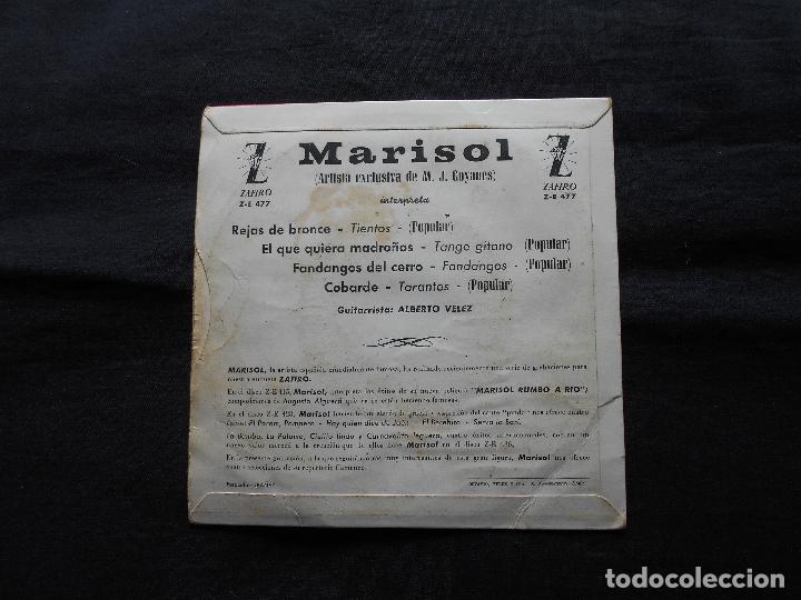 Discos de vinilo: EP MARISOL // REJAS DE BRONCE + 3 - Foto 2