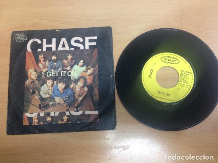 Discos de vinilo: SINGLE CHASE GET IT ON EDITADO EN ESPA&Ntilde;A - Foto 1
