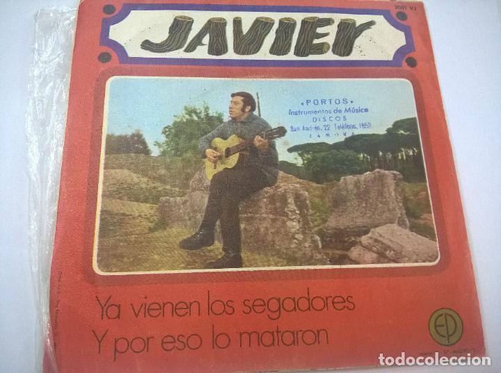 Vinyl-Schallplatten: JAVIER-YA VIENEN LOS SEGADORES-SINGLE-N