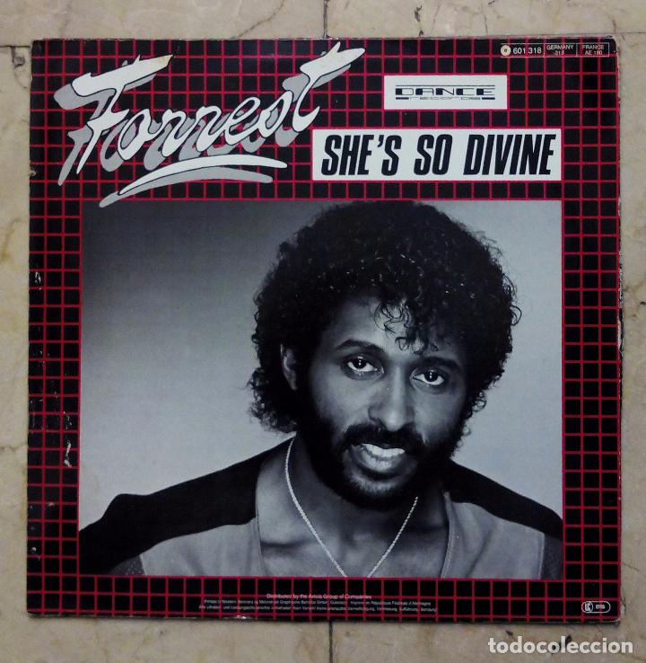 Discos de vinilo: MAXI SINGLE FORREST - SHES SO DIVINE - ARIOLA 1984. - Foto 2