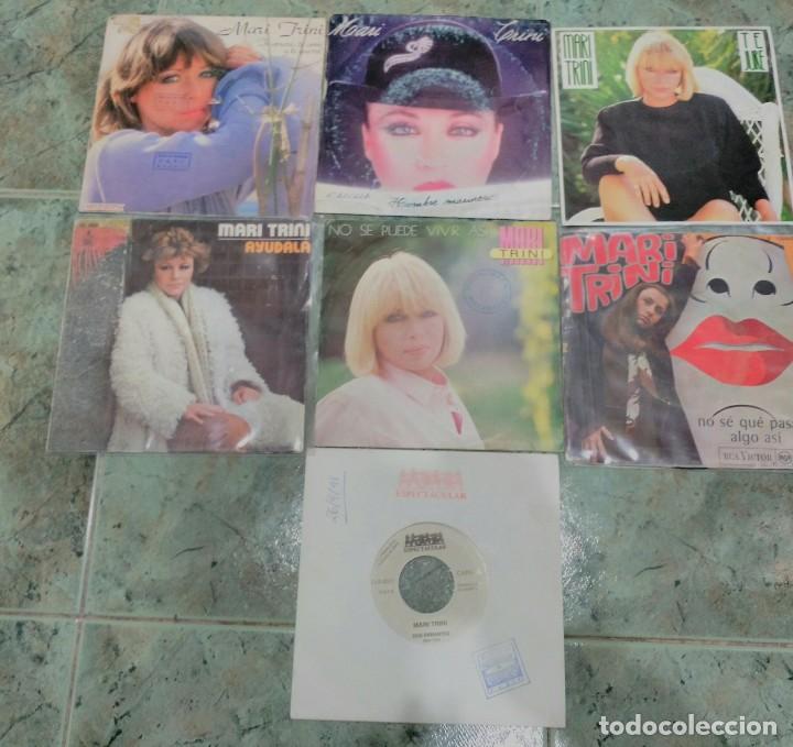 Discos de vinilo: MARI TRINI LOTE  7 SINGLES - Foto 1