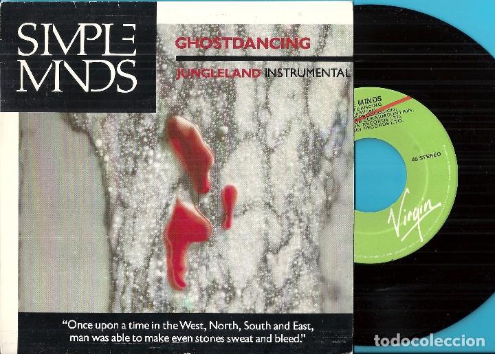 Discos de vinilo: SIMPLE MINDS: GHOSTDANCING / JUNGLELAND (INSTRUMENTAL) - Foto 1