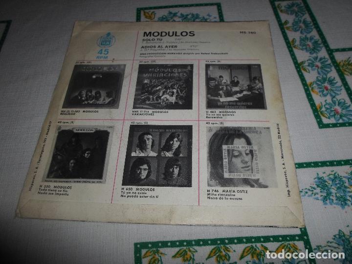 Discos de vinilo: MODULOS SOLO TU - Foto 2