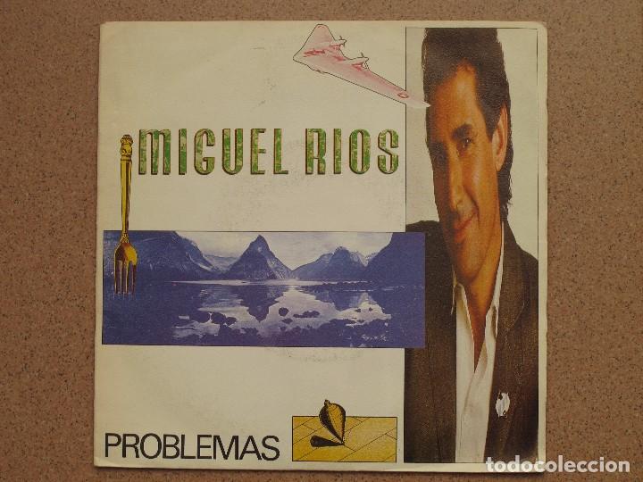 Discos de vinilo: MIGUEL RIOS - PROBLEMAS + EL A&Ntilde;O DEL COMETA - Foto 1