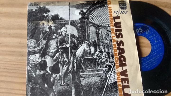 Discos de vinilo: SINGLE (VINILO) DE LUIS SAGI-VELA A&Ntilde;OS 70 - Foto 1
