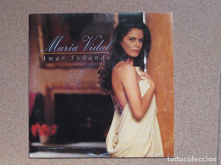 Discos de vinilo: MARIA VIDAL - AMAR SO&Ntilde;ANDO - DISCO PROMOCIONAL - Foto 1