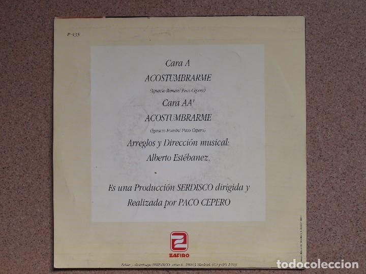 Discos de vinilo: MARIA VIDAL - AMAR SO&Ntilde;ANDO - DISCO PROMOCIONAL - Foto 2