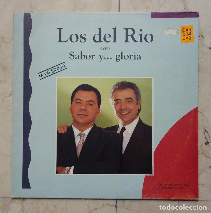 Discos de vinilo: MAXI SINGLE LOS DEL R&Iacute;O - SABOR Y... GLORIA - SERDISCO 1991. - Foto 1