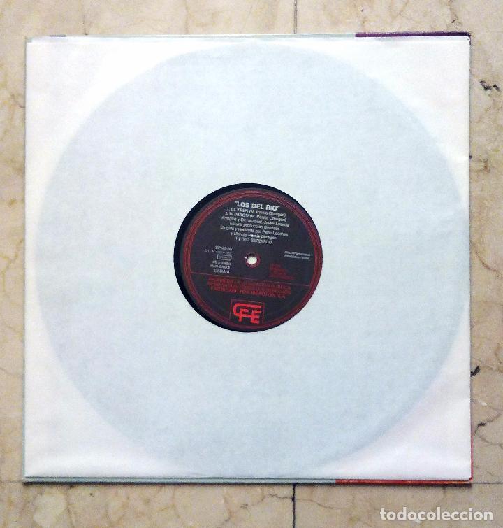Discos de vinilo: MAXI SINGLE LOS DEL R&Iacute;O - SABOR Y... GLORIA - SERDISCO 1991. - Foto 3