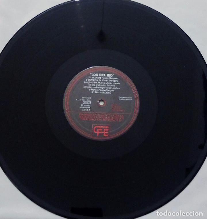 Discos de vinilo: MAXI SINGLE LOS DEL R&Iacute;O - SABOR Y... GLORIA - SERDISCO 1991. - Foto 4