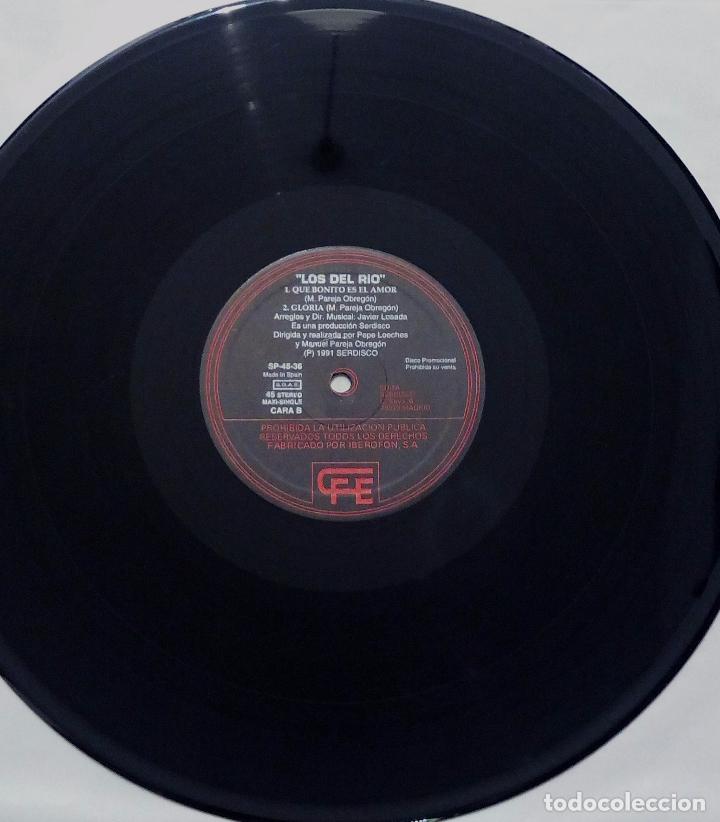 Discos de vinilo: MAXI SINGLE LOS DEL R&Iacute;O - SABOR Y... GLORIA - SERDISCO 1991. - Foto 5