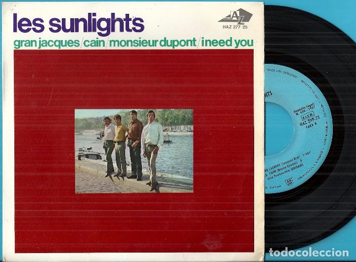 Vinyl-Schallplatten: SUNLIGHTS, LES: GRAN JACQUES / CAIN / MONSIEUR DUPONT / I NEED YOU