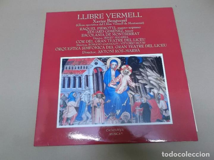 Discos de vinilo: LLIBRE VERMELL (GLOSA OPERISTICA A LA VIRGEN DE MONTSERRAT (LP) CORO Y ORQUESTA DEL GRAN TEATRO DEL