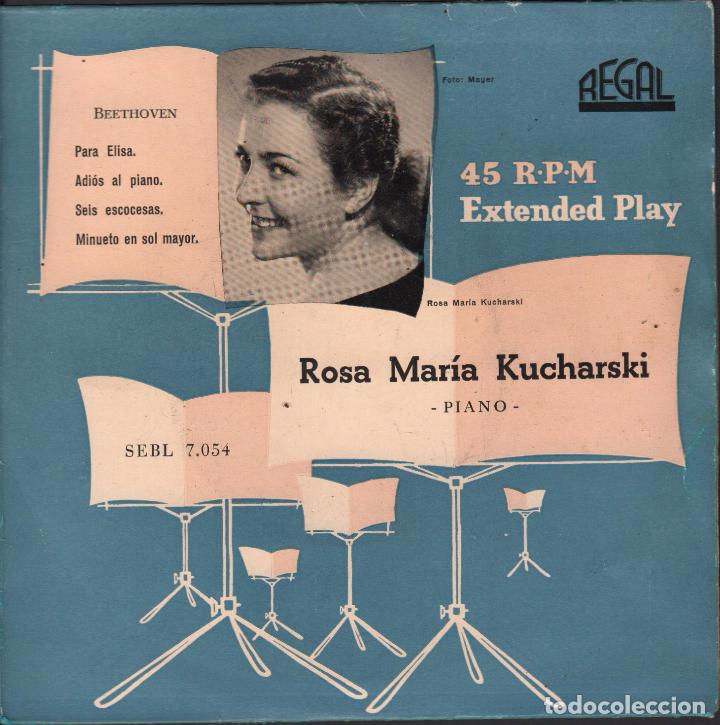 telar visual sociedad rosa maria kucharski - piano / ep regal rf-1667 - Compra venta en  todocoleccion