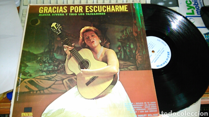 Vinyl records: Alecia rivera lp Gracias por escucharme.mexico