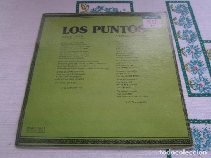 Discos de vinilo: LOS PUNTOS GOOD BYE - Foto 2
