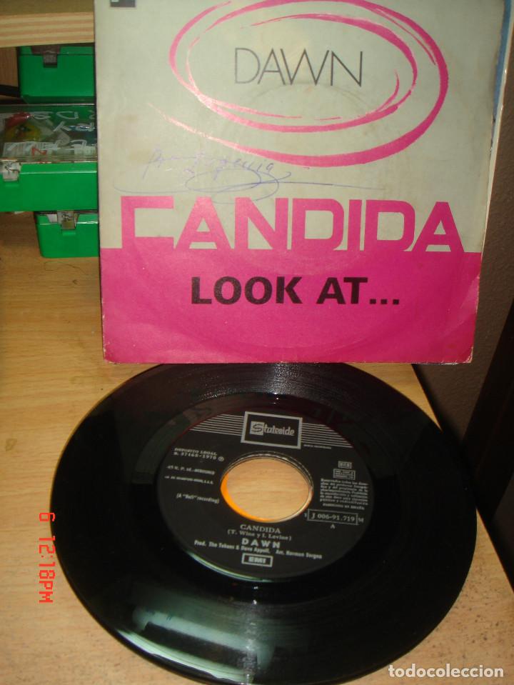 Discos de vinilo: DAWN - CANDIDA / LOOK AT - SINGLE 1970 - Foto 1