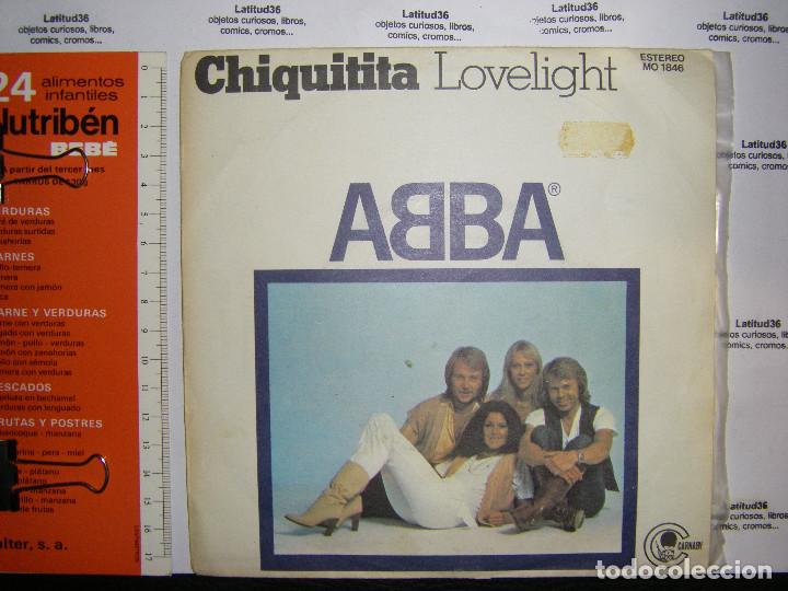Discos de vinilo: abba. chiquitita  lovelight - Foto 1