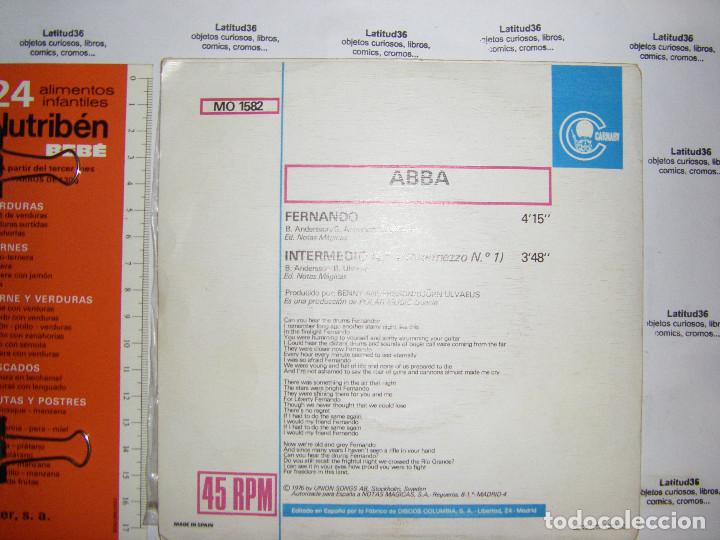 Discos de vinilo: Abba. Fernando. Pop - Rock Internacional de los 80 - Foto 2