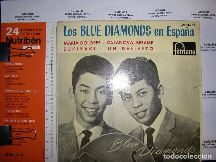 Discos de vinilo: Los blue diamonds en espa&ntilde;a - Foto 1