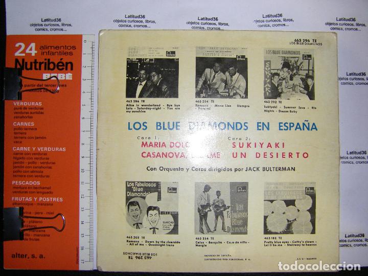 Discos de vinilo: Los blue diamonds en espa&ntilde;a - Foto 2