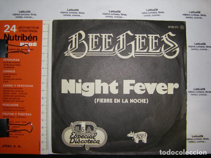 Discos de vinilo: bee gees. night fever - Foto 1