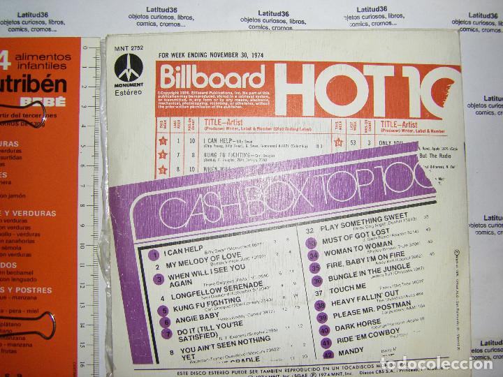 Discos de vinilo: billy swan. puedo ayudar - Foto 2