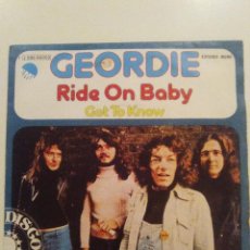 Discos de vinilo: GEORDIE RIDE ON BABY ( 1975 EMI ESPAÑA ) BRIAN JOHNSON AC / DC AC-DC. Lote 75436211