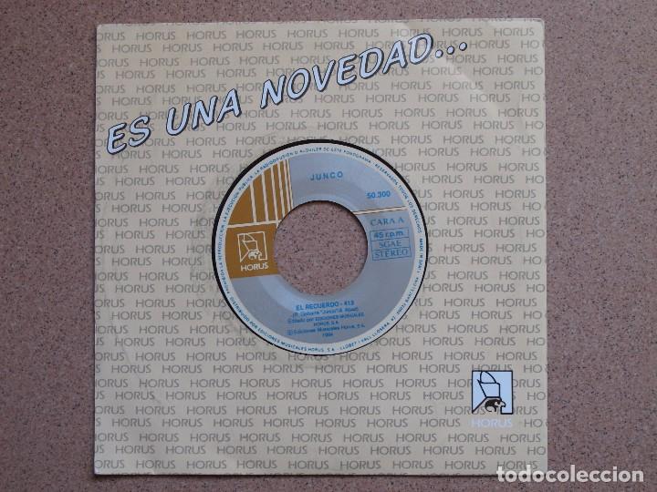 Discos de vinilo: JUNCO - EL RECUERDO + AMOR MIO - Foto 1