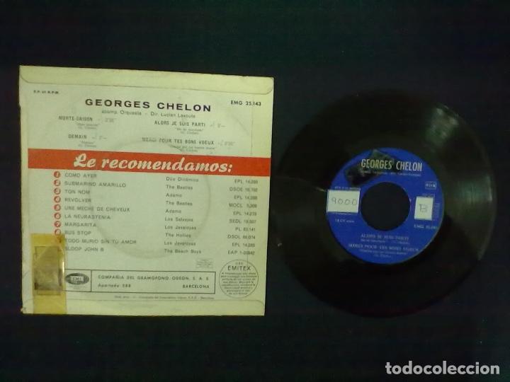 Discos de vinilo: GEORGES CHELON MONTE SAISON + 3 PROMOCIONAL - Foto 2