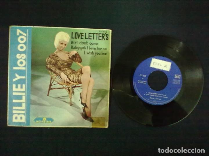 Discos de vinilo: BILLIE Y LOS 007 LOVE LETTERS + 3 - Foto 1