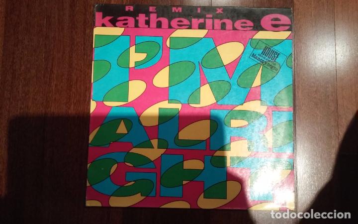 Discos de vinilo: Katherine e- im all right remix.maxi espa&ntilde;a - Foto 1