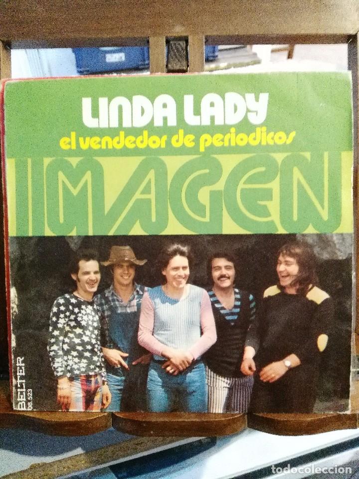 Disques de vinyle: Linda Lady - El Vendedor de peri&oacute;dicos / Imagen - SIngle