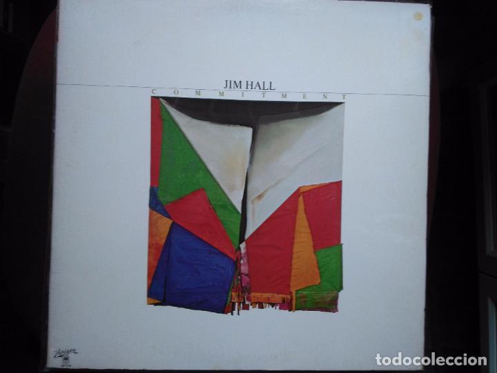 Discos de vinilo: Jim Hall-Commitment (lp. Horizon. 1976) colabora Ron Carter al bajo - Foto 1