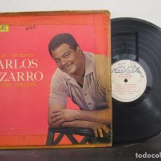 Discos de vinilo: A TUS ORDENES CARLOS PIZARRO LA VOZ EMOTIVA PACHANGA BORINQUEN Y+ LP T84 VG. Lote 75620011