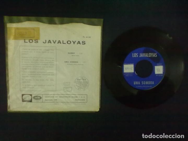 Discos de vinilo: LOS JAVALOYAS SUNNY UNA SOMBRA - Foto 2