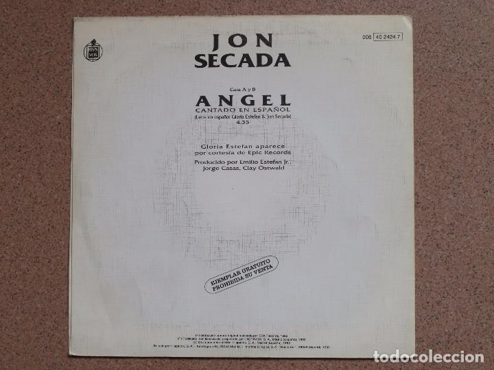 Discos de vinilo: JON SECADA - ANGEL - DISCO PROMOCIONAL - Foto 2