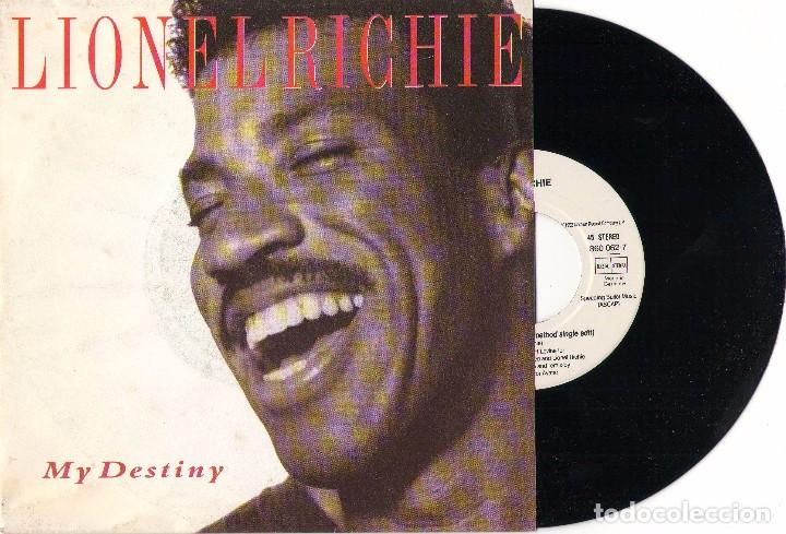 Discos de vinilo: Single	My Destiny	Lionel Richie 	Single	Motown	1992