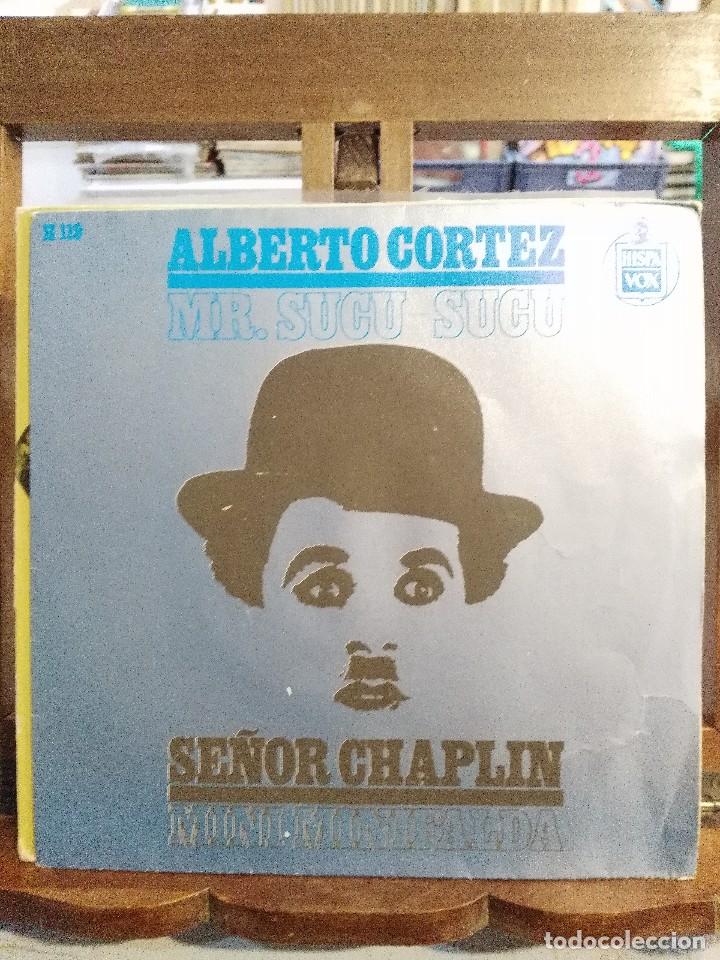 Discos de vinilo: Alberto Cortez - Se&ntilde;or Chaplin / Mini Minifalda - SIngle - Foto 1