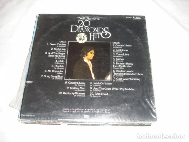 Discos de vinilo: Neil Diamond   20 Diamonds Hits - Foto 2