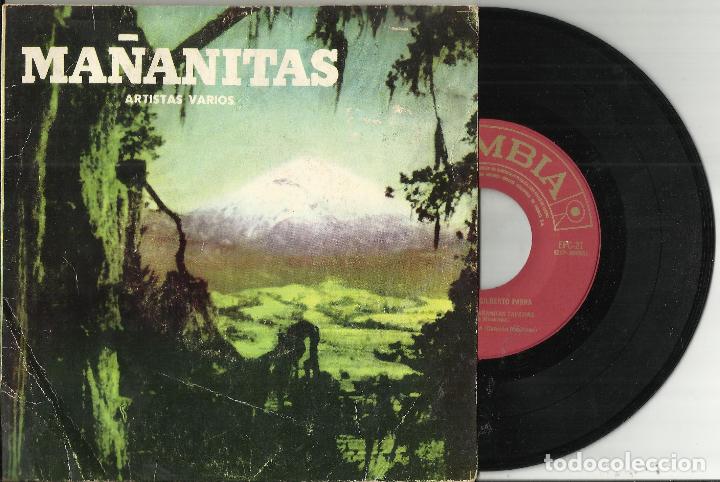 Disques de vinyle: ma&ntilde;anitas ep gilberto parra - hermanas huerta - pina alvarez .mexico