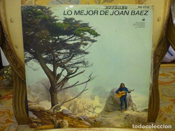 Discos de vinilo: LO MEJOR DE JOAN B&Aacute;EZ. HISPAVOX 1.965. - Foto 1