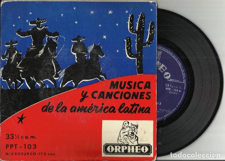 Disques de vinyle: TRIO VERACRUZ ep MUSICA Y CANCIONES DE LA AMERICA LATINA- guadalquivir + 5