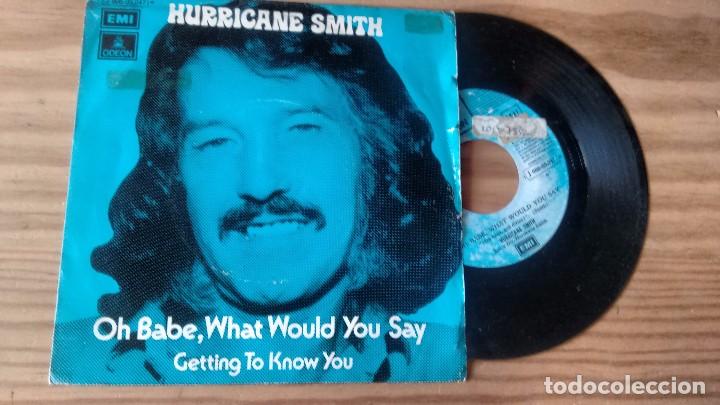 SINGLE (VINILO) DE HURRICANE SMITH A&Ntilde;OS 70