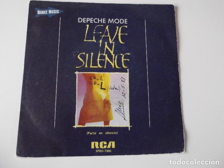 Discos de vinilo: DEPECHE MODE - Leave in silence - Foto 1