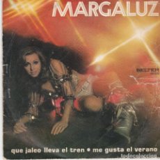 Discos de vinilo: SINGLE MARGALUZ. VINILO COMPRABADO Y BIEN. CARPETA UN POCO ROTA.